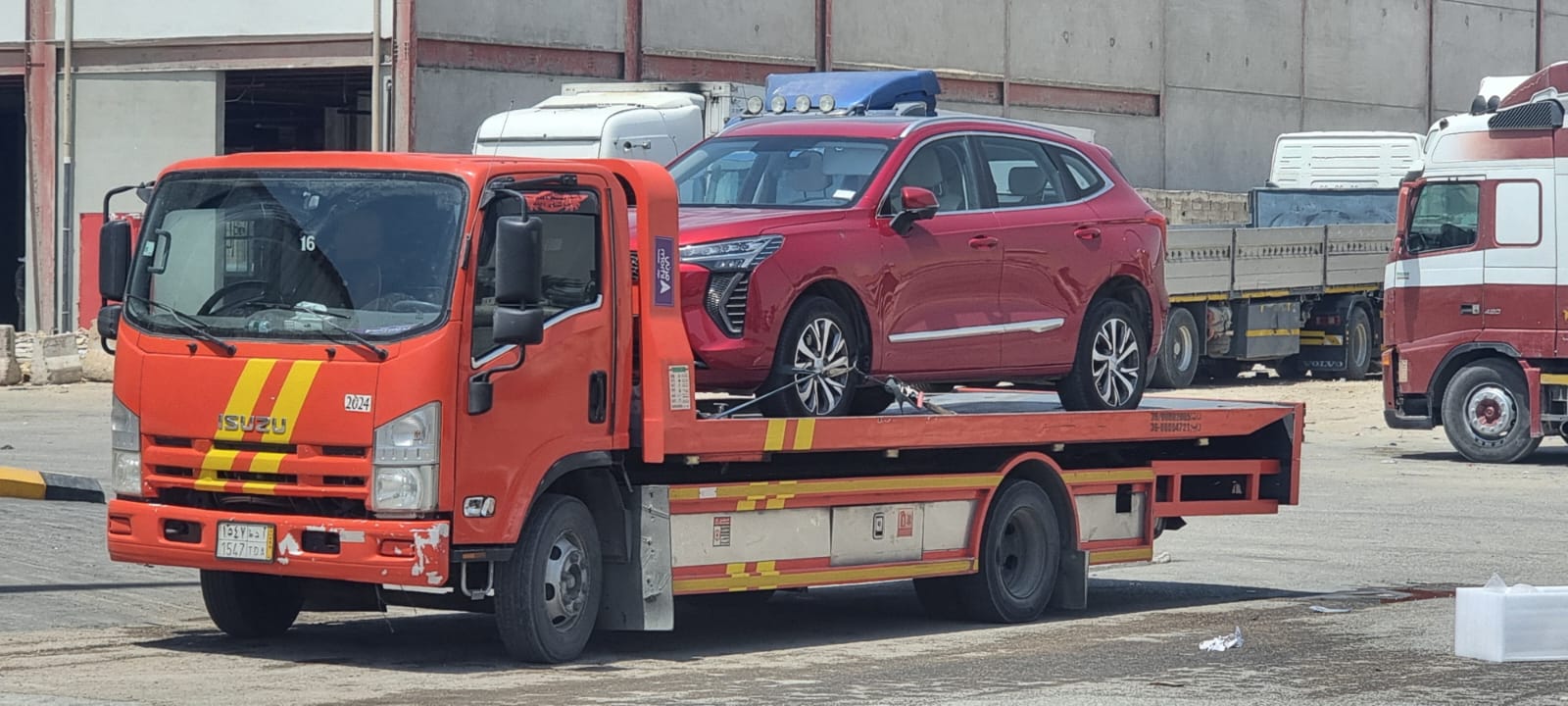 سطحة هيدروليك فل داون لتحميل سيارة منخفضة في الرياض